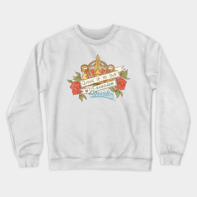 Queen Crewneck Sweatshirt by brunodiniz